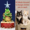 My Christmas Wish Is A Forever Home For Every Cat- Hand Crafted Light Up Resin Christmas Tree - Image 7