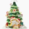 My Christmas Wish Is A Forever Home For Every Cat- Hand Crafted Light Up Resin Christmas Tree - Image 6