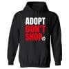 Adopt Don't Shop Hoodie Black