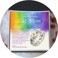 Sterling Silver Rings Cat Lovers Products