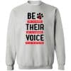 Be Their Voice Sweatshirt Grey