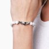 Second Chance Movement Always Loved Angel Paw-Wing Beaded Memorial Cat Bracelet- Feeds 10 Shelter Cats in Honor of Your Beloved Kitty - Image 5