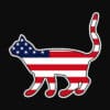 America Kitty Standard Tee Black - Image 2