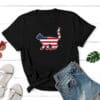 America Kitty Standard Tee Black