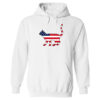 America Kitty Hoodie White