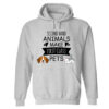 Second Hand Animals Make First Class Pets! Hoodie Heather Grey