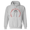 When I Needed A Hand I Found A Paw Hoodie Grey