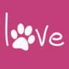 Simply Love Paw Sweatshirt Hot Pink - Image 2
