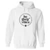 Be Their Voice Hoodie White