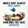 Angels Don’t Always Have Wings - Sometime They Have Whiskers Standard Tee White - Image 2