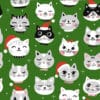 FREE Kitties Christmas Shopping Travel Shoulder Bag- Folding Grocery Tote Pouch Bag - Image 3
