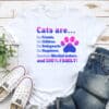 Cats Are Our …….. Standard Tee White
