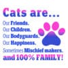 Cats Are Our …….. Standard Tee White - Image 2