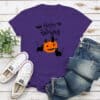 Happy Halloween Kitties Standard Tee Purple