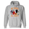 No Tricks All Treat Kittys Hoodie Heather Grey