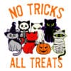 No Tricks All Treat Kittys Standard Tee White - Image 2