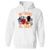 No Tricks All Treat Kittys Hoodie White
