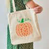 Pumpkin Paw - Natural Tote – Supports Cats in Need