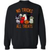 No Tricks All Treat Kittys Sweatshirt Black