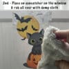 Halloween Pumpkin Cat Window Cling ☀️ Sun Catcher- Non-Adhesive Vinyl Window Clings, Decorative Decals for Glass Windows & Doors, Reusable - Image 5