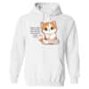 Purrfect Start - Dream That One Way Every Cat Born Has a Kind & Loving Home Hoodie WHITE