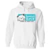 Purrfect Start - Say Hello Kitty Hoodie White With Aqua