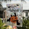 Happy Halloween Black Cats Window ☀️ Sun Catcher- Non-Adhesive Vinyl Window Clings, Decorative Decals for Glass Windows & Doors, Reusable☀️ - Image 2