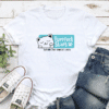 Purrfect Start - Say Hello Kitty Standard Tee White With Aqua