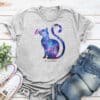 Purrfect Start - Artisan Kitty & Butterfly Standard Tee Heather Grey