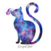 Purrfect Start - Artisan Kitty & Butterfly Standard Tee White - Image 2