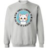 Few Things Compare To The Love of A Rescue Cat Sweatshirt Heather Grey