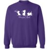 Purrfect Start - Kitties & Butterflies Sweatshirt Purple