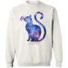 Purrfect Start - Artisan Kitty & Butterfly Sweatshirt White