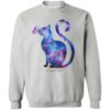 Purrfect Start - Artisan Kitty & Butterfly Sweatshirt Heather Grey