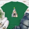 Christmas Kitty Tree Standard Tee Green