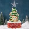 My Christmas Wish Is A Forever Home For Every Cat- Hand Crafted Light Up Resin Christmas Tree - Image 3