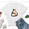 Precious Snuggle Kitties Standard Tee White