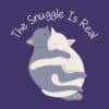 The Snuggle Is Real Standard Tee Purple - Image 2