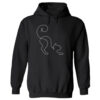 Purr Play Kitty Stretch Hoodie Black