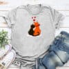 Pawdorable Love Cats Standard Tee Heather Grey