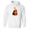 Pawdorable Love Cats Hoodie White