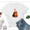 Pawdorable Love Cats Standard Tee White