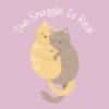 The Snuggle Is Real Kitties Standard Tee Pink - Image 2
