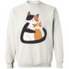 Precious Snuggle Kitties Sweatshirt White