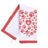 Mother's Day Paws of Love: Heart-Shaped Paw Print Towel 27.5" x 19.5", Donates 3 Meals to Shelter Cats - Image 2