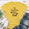 My Favorite People Have Paws ! Standard Tee Yellow