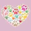 Watercolor Artisan Paw Sweatshirt  Light Pink - Image 2