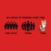 My Circle Of Friends… Cats Standard Tee Red - Image 2