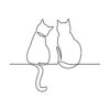 My Best Friend & Me Cat Standard Tee White - Image 2