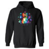 Paws Of Love Hoodie Black